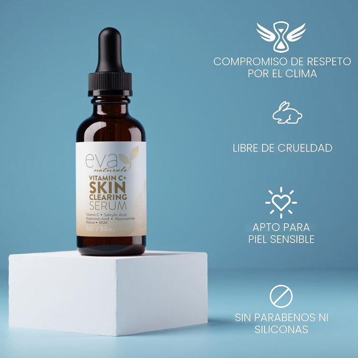 Suero de vitamina C para rostro con retinol y ácido salicílico \u20...