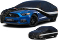 Funda para Automóvil Cupé de 10 Capas Impermeable para Todo Clima para Automóviles, 100% Impermeable Fundas para Automóviles de Exterior Protección contra Lluvia, Nieve, Rayos UV y Polvo