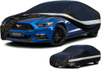 Funda para Automóvil Cupé de 10 Capas Impermeable para Todo Clima para Automóviles, 100% Impermeable Fundas para Automóviles de Exterior Protección contra Lluvia, Nieve, Rayos UV y Polvo