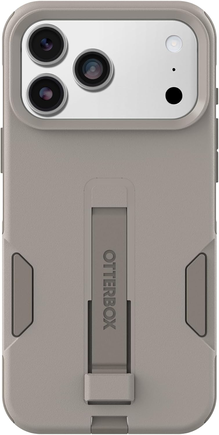 OtterBox Funda con agarre para iPhone 18/17 Pro Max Commuter Series - Gris