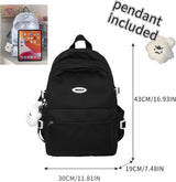 VTTDB Mochila Kawaii con Accesorios Lindos, Mochila Estética Casual...