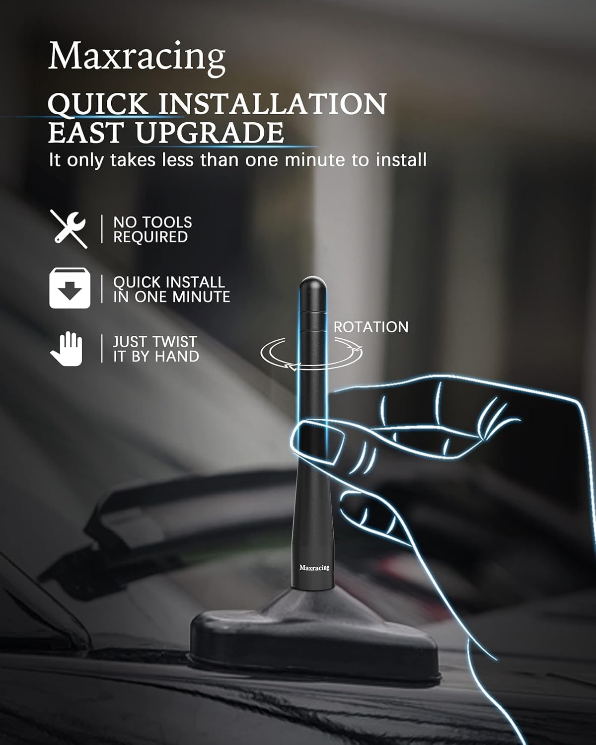 Antena corta para camión Xterra 2000-2015