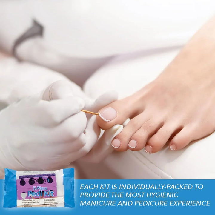 ForPro - Kit de 5 piezas de Pedi, 100 unidades, paquete individualm...