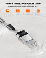 Unidad Flash USB 3.0 de 128GB, Mini Memoria USB Impermeable con Ori...