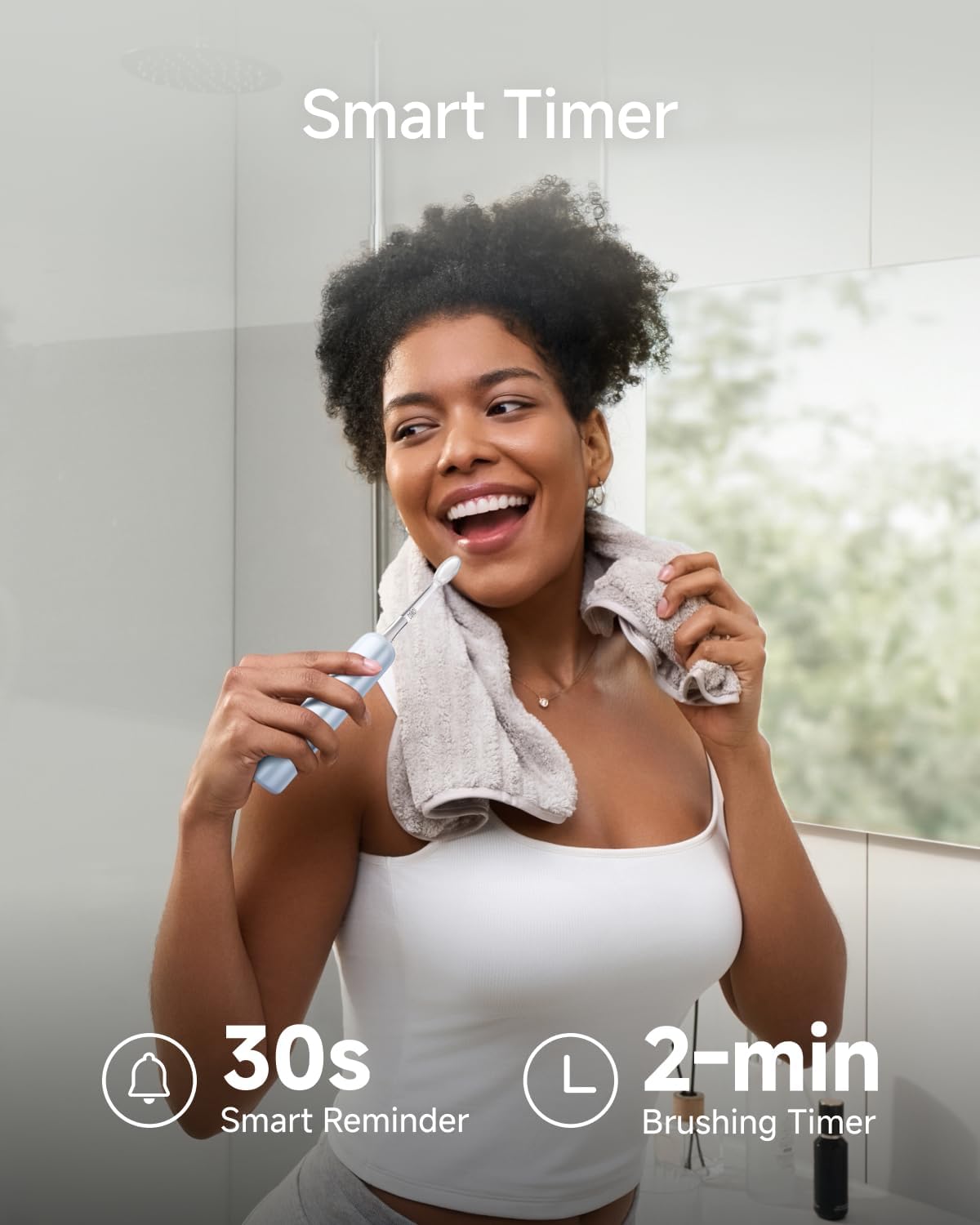 Laifen Cepillo de dientes Wave Pro, sensor de presión y oscilación de 60°