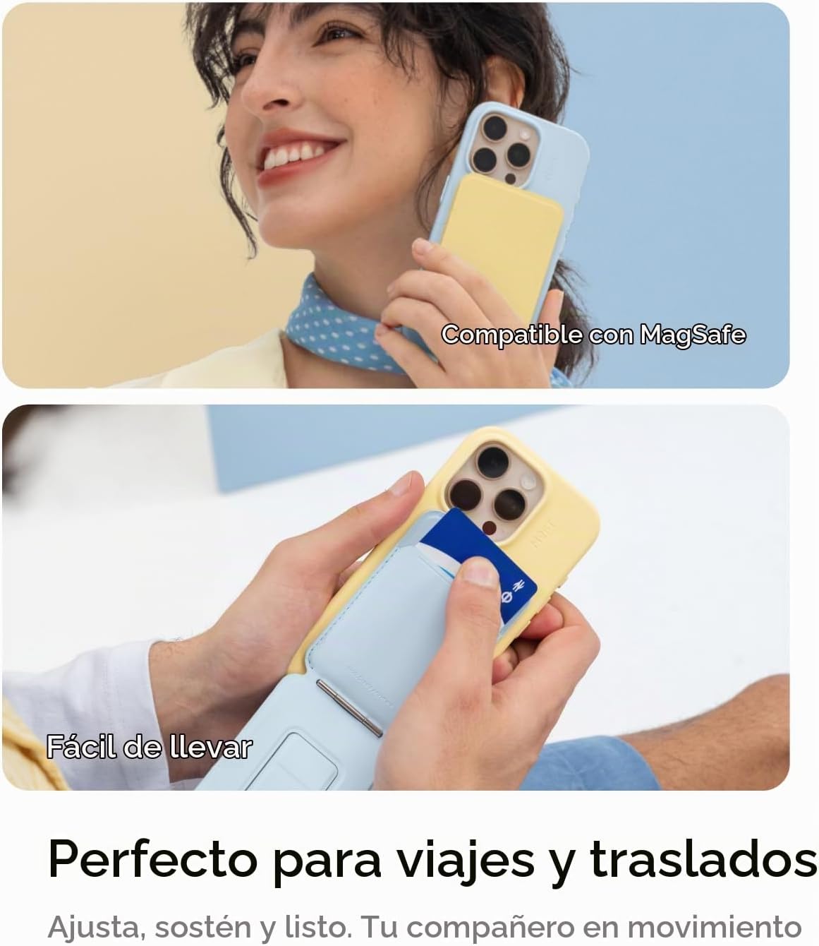 MOFT Soporte de trípode para teléfono y billetera, soporte para tarjetas