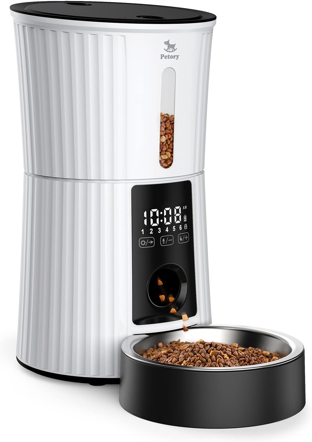 Alimentador automático para gatos con temporizador - Dispensador de