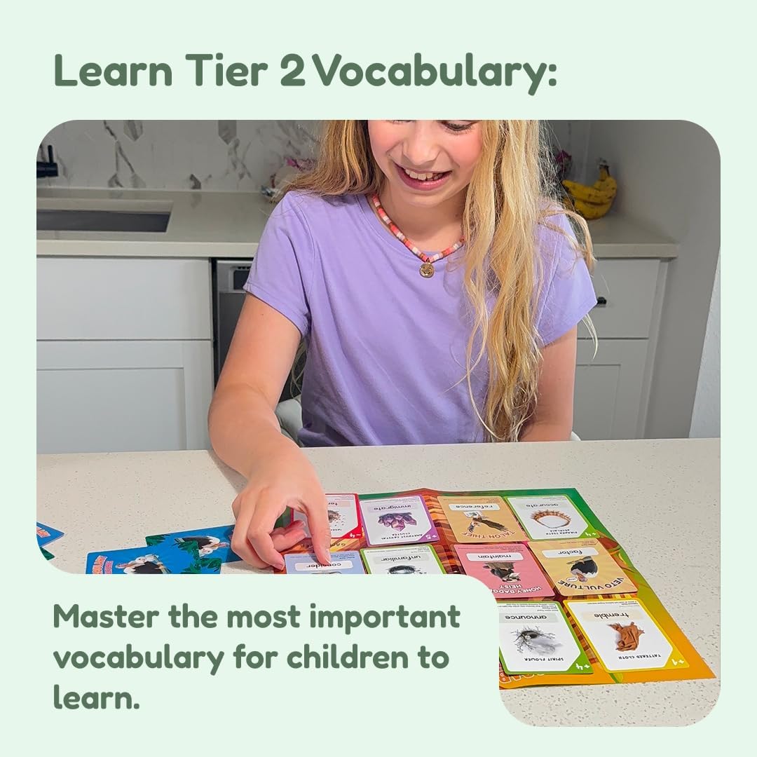 The Fidget Game Vocabulario Buitres, Juegos de palabras para niños de 8 a