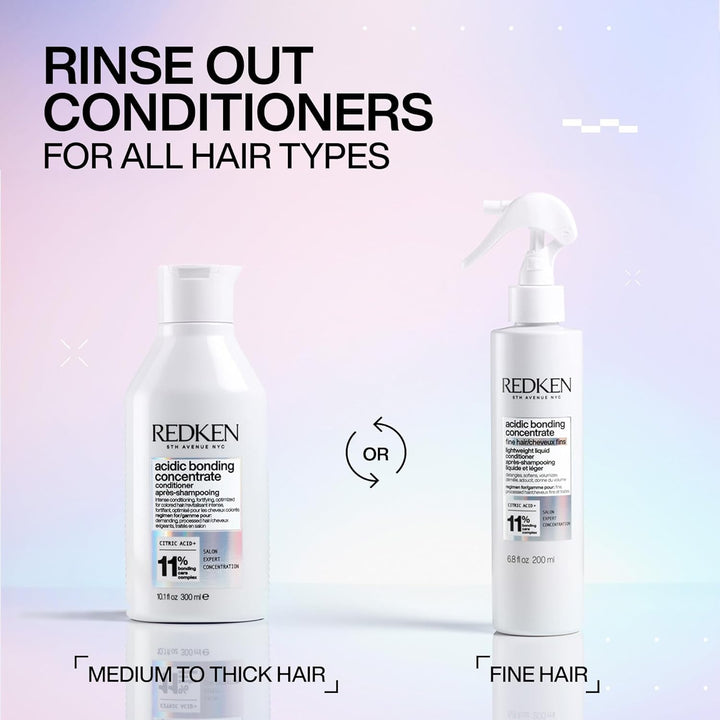 Redken Acidic Bonding Concentrate Shampoo For Damaged Hair Repair -...