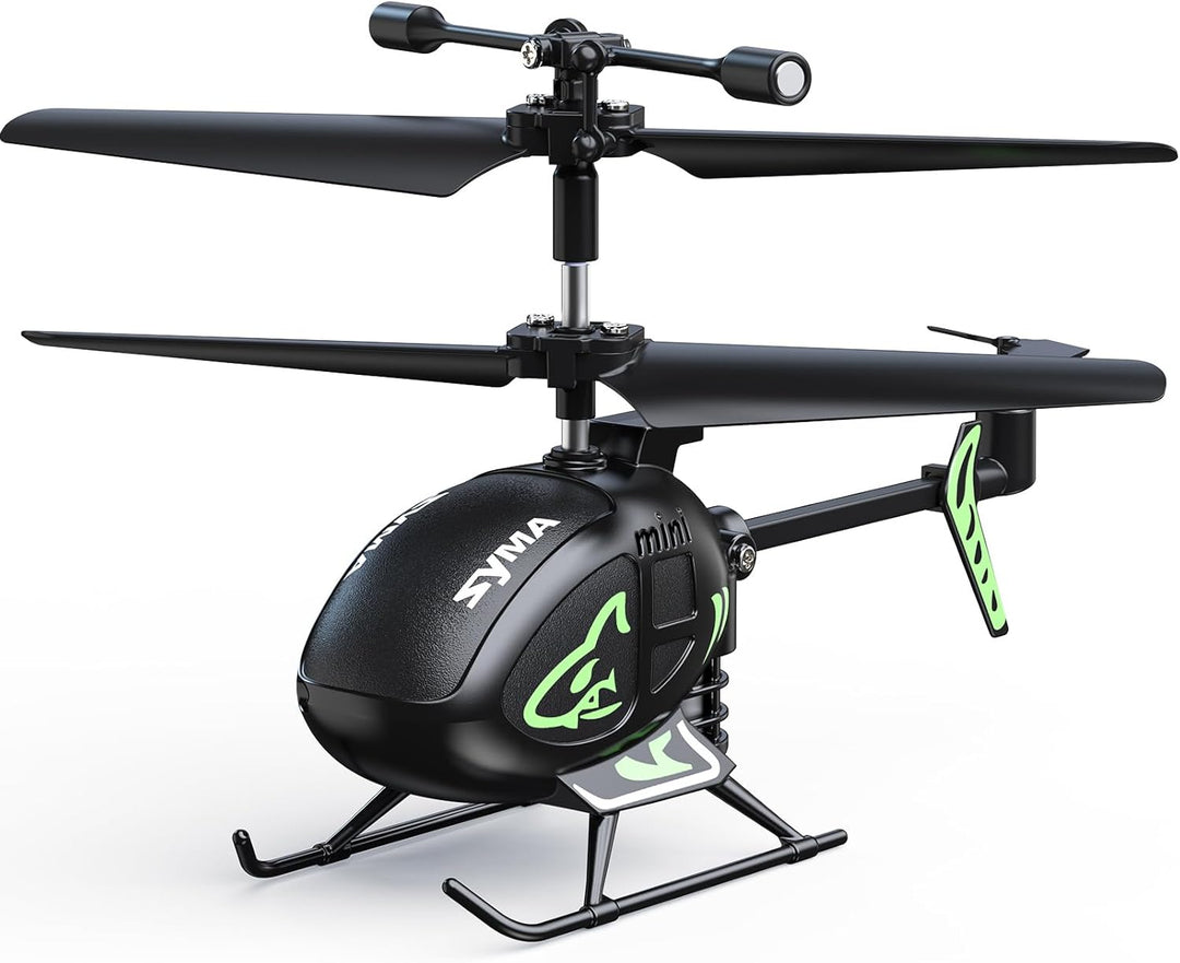 SYMA Mini helicóptero RC S100 con estabilizador de giroscopio, rete...