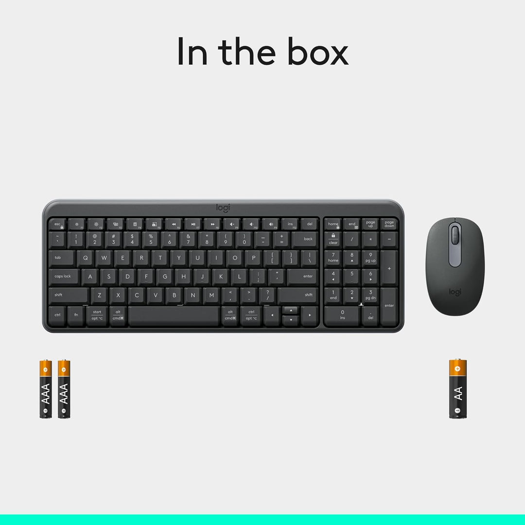 Logitech MK250 Combo de Teclado y Ratón Inalámbrico Bluetooth: Cone...