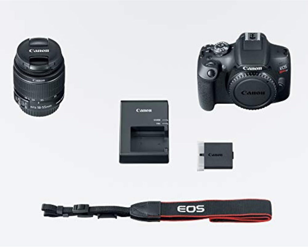 Canon EOS Rebel T7 Cámara DSLR con lente de 18-55mm, Cuerpo con lente de 0.709-2.165 in