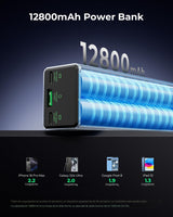 TALIX Banco de energía de 125 W, cargador portátil para portátil de...