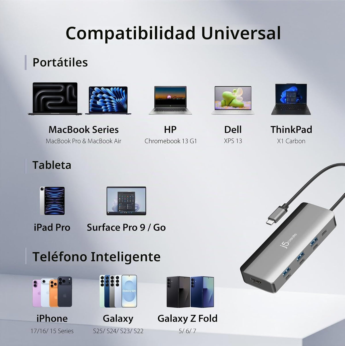 j5create, hub USB
