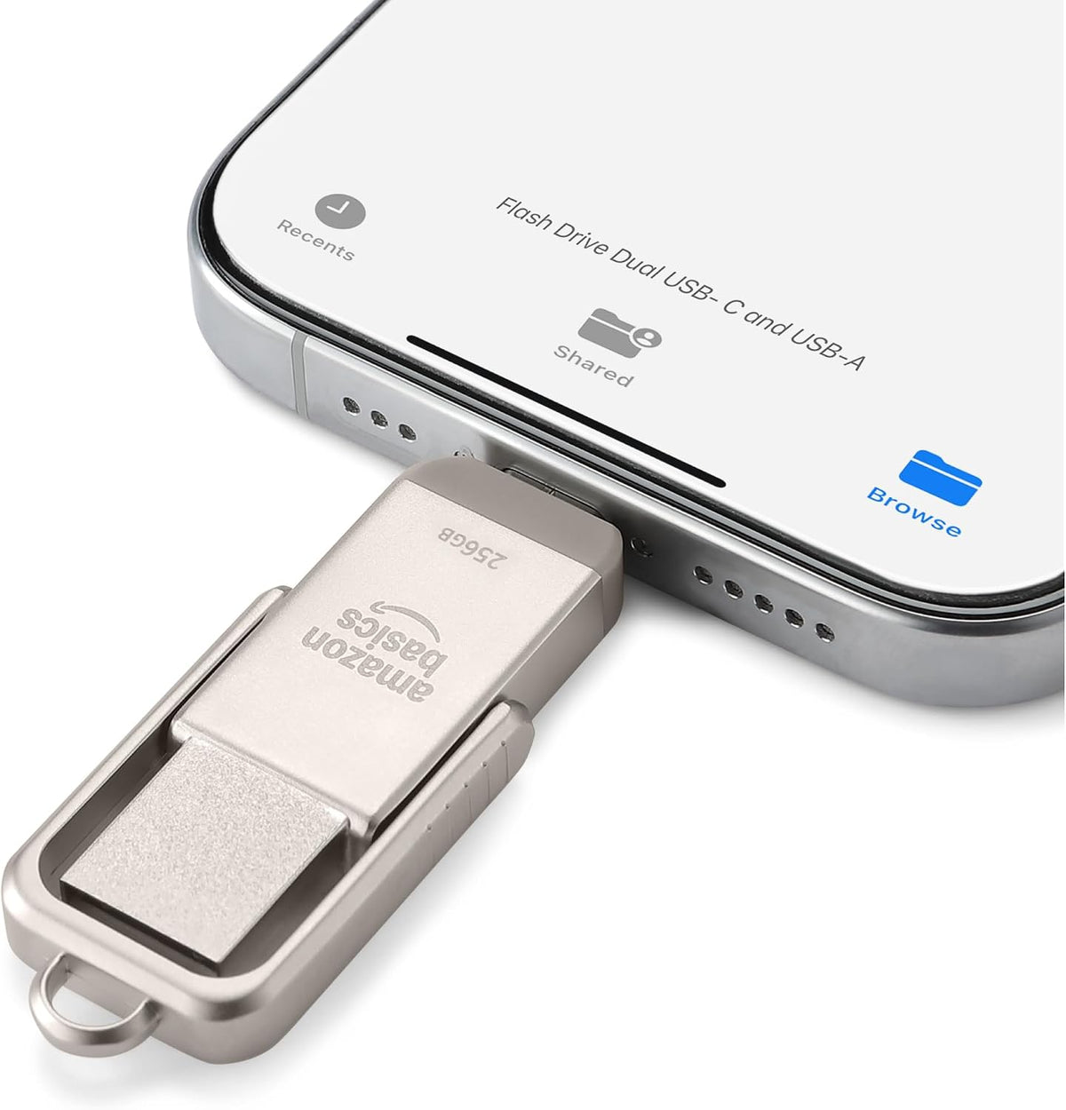 Amazon Basics Unidad Flash USB, Memoria Stick con Puertos Duales US...