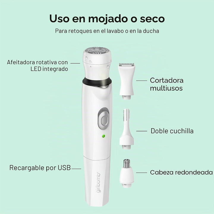 Conair GIRLBOMB Set Todo en Uno de Recortador y Afeitadora para Car...