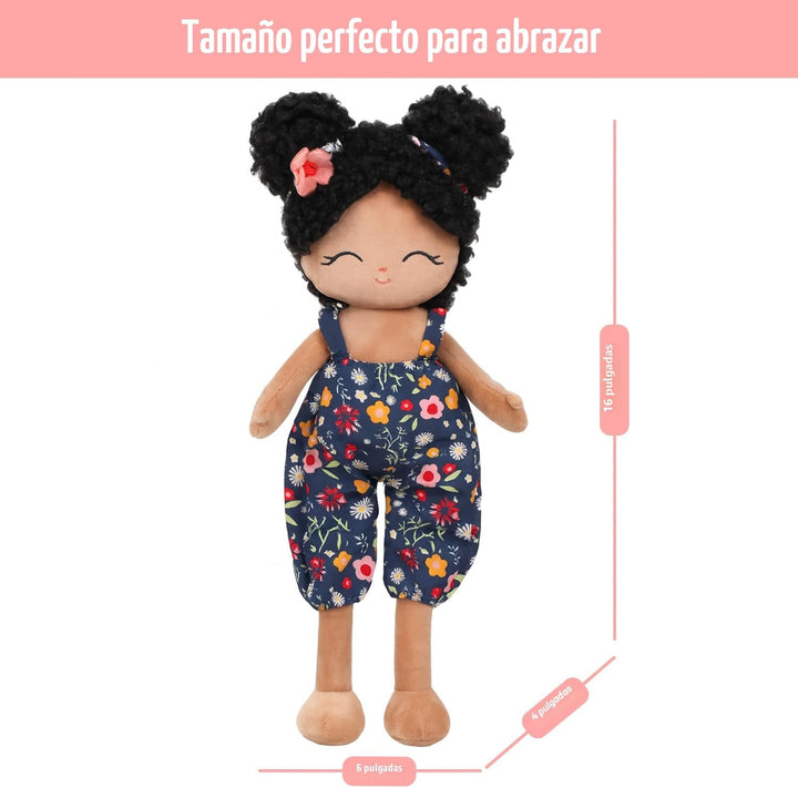 Jumbrace Muñeca de bebé suave de 16 pulgadas, muñeca de trapo para...