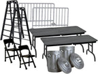 Juego de 10 accesorios para figuras de acción de lucha libre