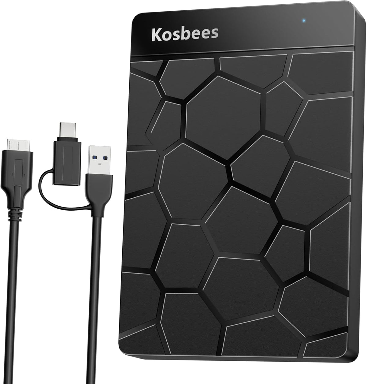 Kosbees Discos duros externos de 500 GB, disco duro portátil para W...