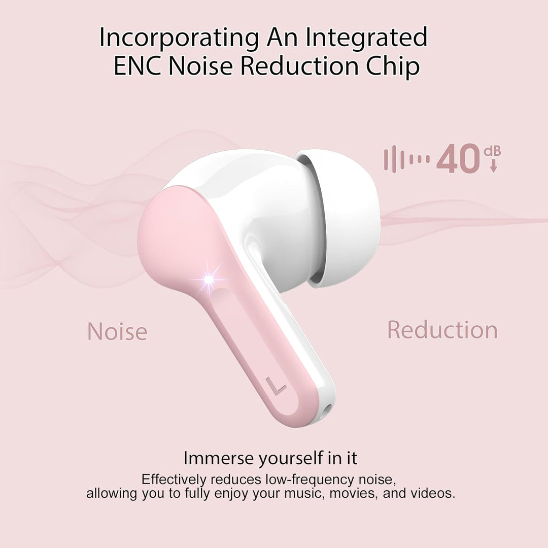 Auriculares inalámbricos, auriculares Bluetooth 5.4 HiFi estéreo, a...