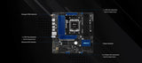 ASRock AMD B850M Pro A WiFi 6E Socket AM5 Ryzen Serie 9000\/8000\/7...