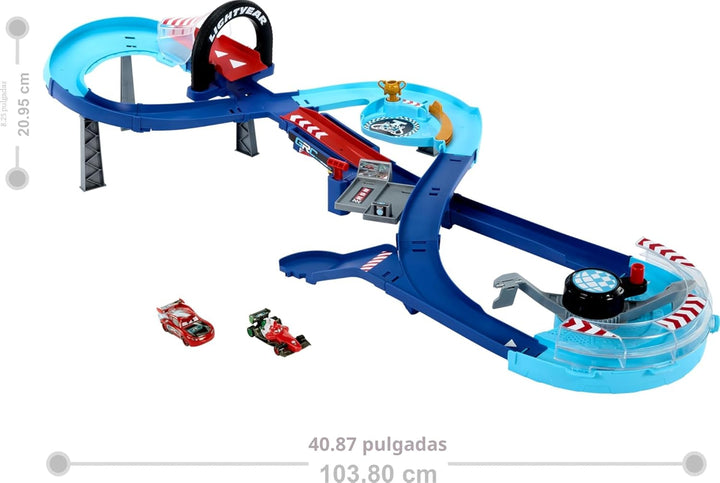 Mattel Disney y Pixar Cars Set de Juego con 2 Vehículos de Juguete,...