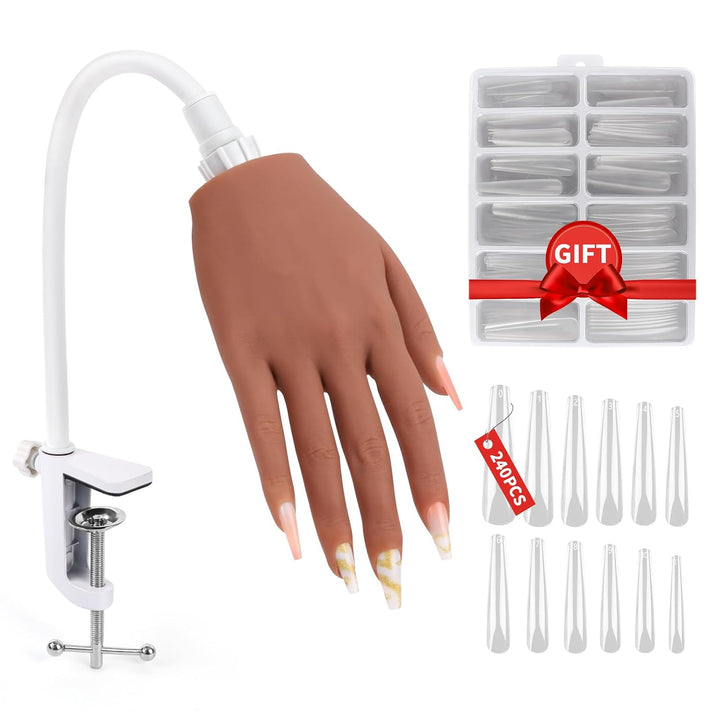 LIONVISON Mano de práctica para uñas acrílicas, práctica de mano de...
