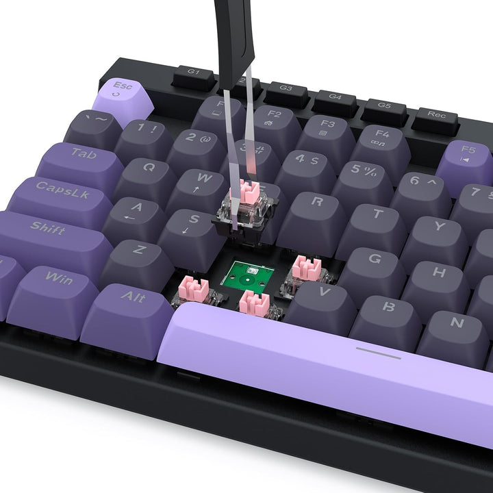 Redragon K580 HE - Teclado para juegos de disparo rápido, 100% 104...