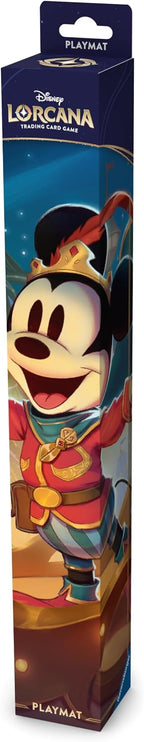 Ravensburger Disney Lorcana - Tapete de juego TCG con Mickey Mouse – Principito valiente | Protege las tarjetas – Juego versátil, escritorio o alfombrilla para mouse – Superficie antideslizante duradera – A partir de 8 años