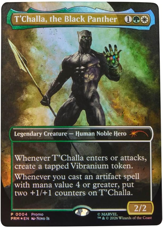 Marvel Legends Series Magic: Gathering negro Panther (exclusivo de