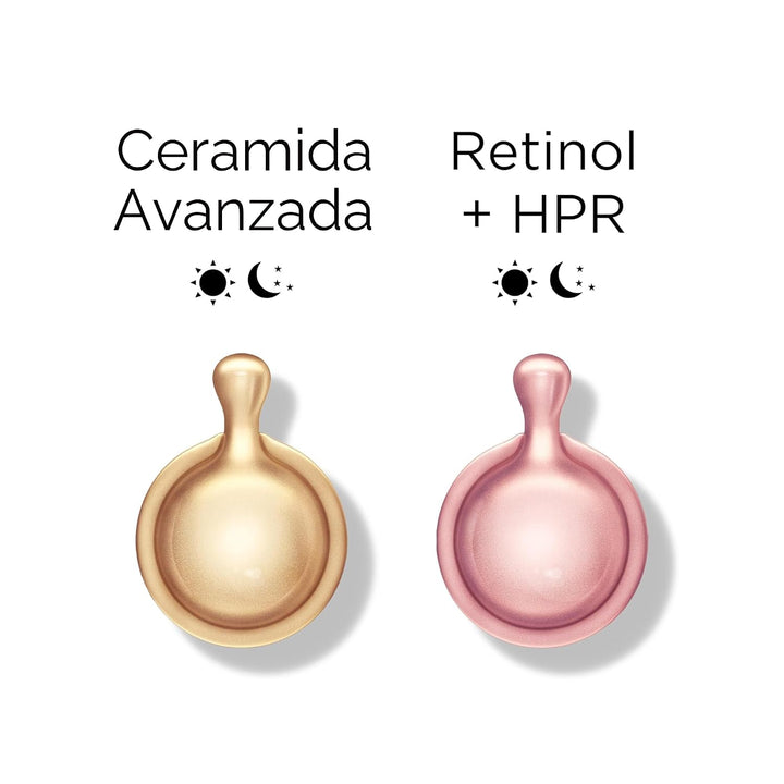Cápsulas de suero facial de retinol + HPR de ceramidas de Elizabeth...