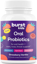 Burst Kids Probióticos (vainilla de fresa\/45 pastillas masticables...