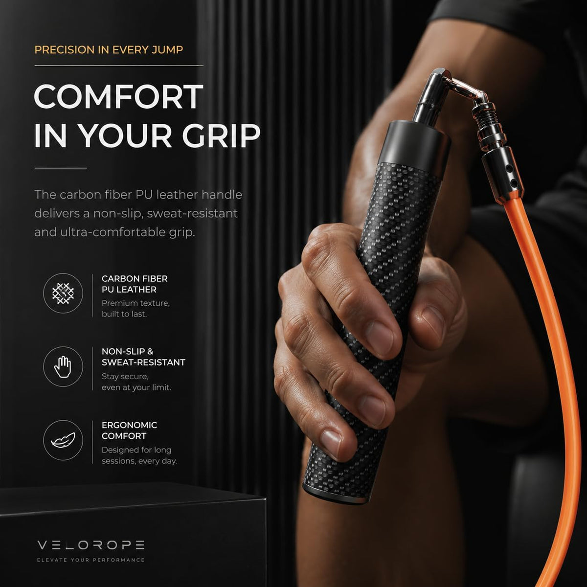 Cuerda de Saltar con Peso para Hombres y Mujeres - Cuerdas de salto pesadas intercambiables de 1/5 lb, 1/4 lb, 1/2 lb - Giro de 360 Grados - Longitud Ajustable, Agarre de Cuero Ergonómico