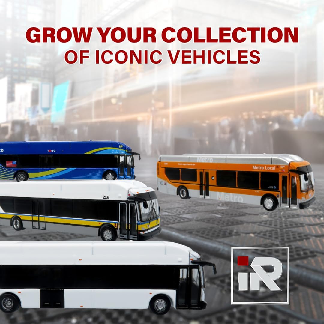 Iconic Replicas Banco de autobuses de tránsito NFI