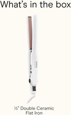 Conair - Plancha de cerámica doble de 1/2 pulgada