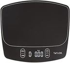 Taylor Báscula de cocina digital impermeable, 11 libras, color negro