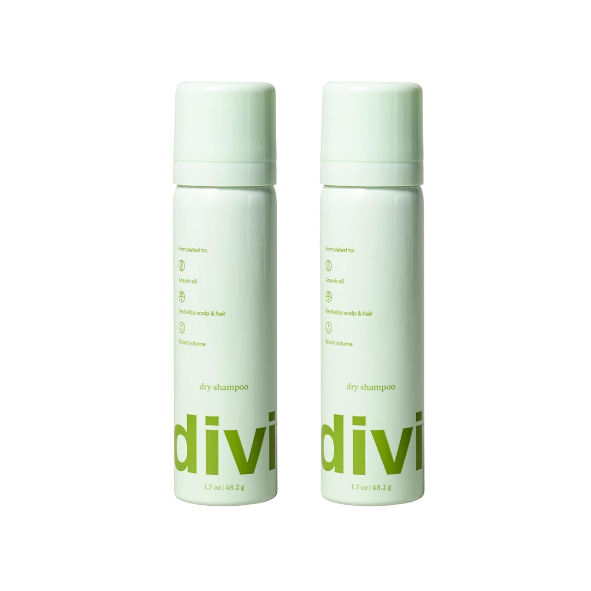 Divi Champú seco en aerosol tamaño de viaje, formulado para absorbe...
