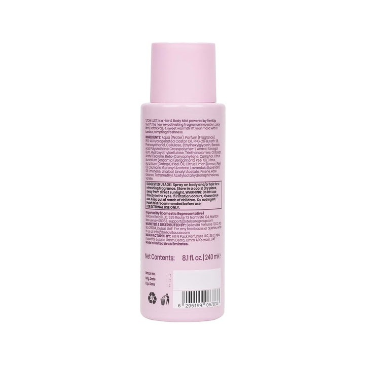 Bellavita Luxury Litchi Lust - Aerosol corporal y corporal para muj...