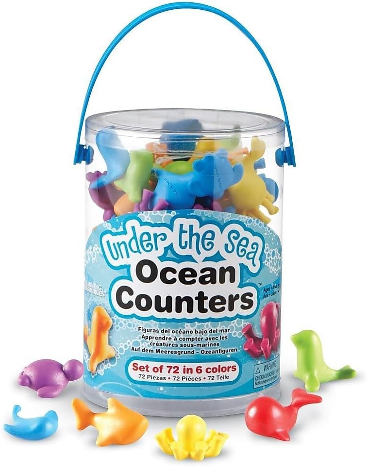 Learning Resources figuras del océano "Under the Sea" para contar |...