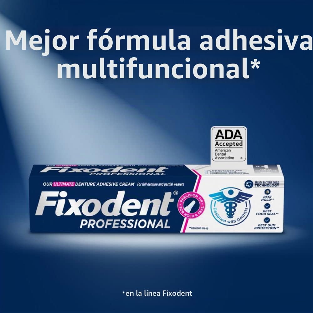 Fixodent Professional Ultimate Denture - Crema adhesiva para dentad...