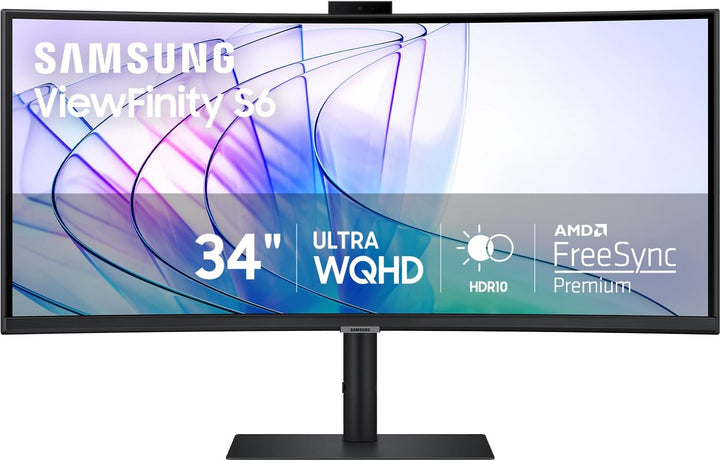 Samsung ViewFinity (S65VC) Series Ultra-WQHD Monitor curvo para com...