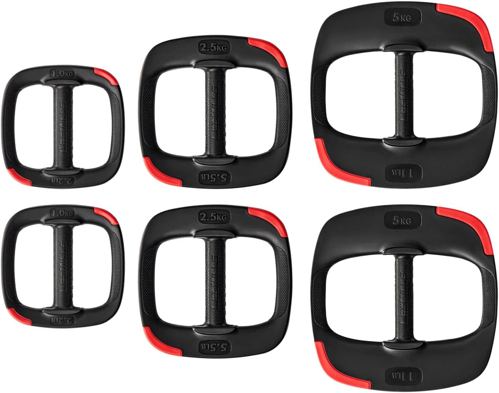 Les Mills SMARTBAR Discos de Peso Ergonómicos de Doble Propósito
