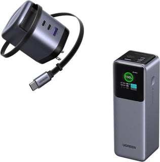 UGREEN Nexode Power Bank Bundle con Nexode 100W GaN USB C cargador...
