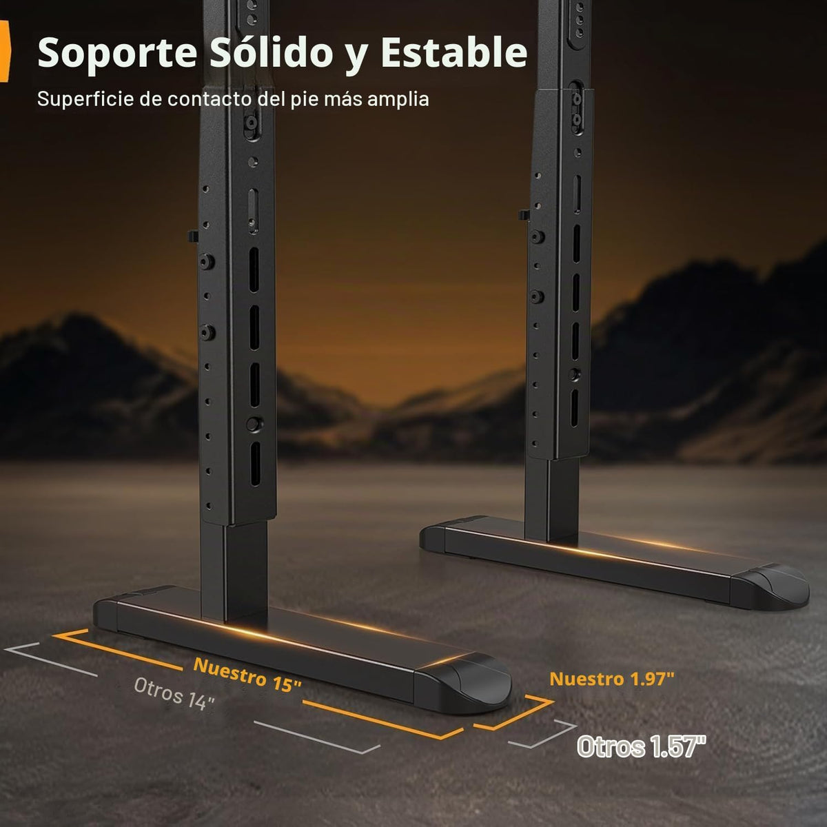 Perlegear Patas universales para TV de 37 a 90 pulgadas de hasta 150 libras