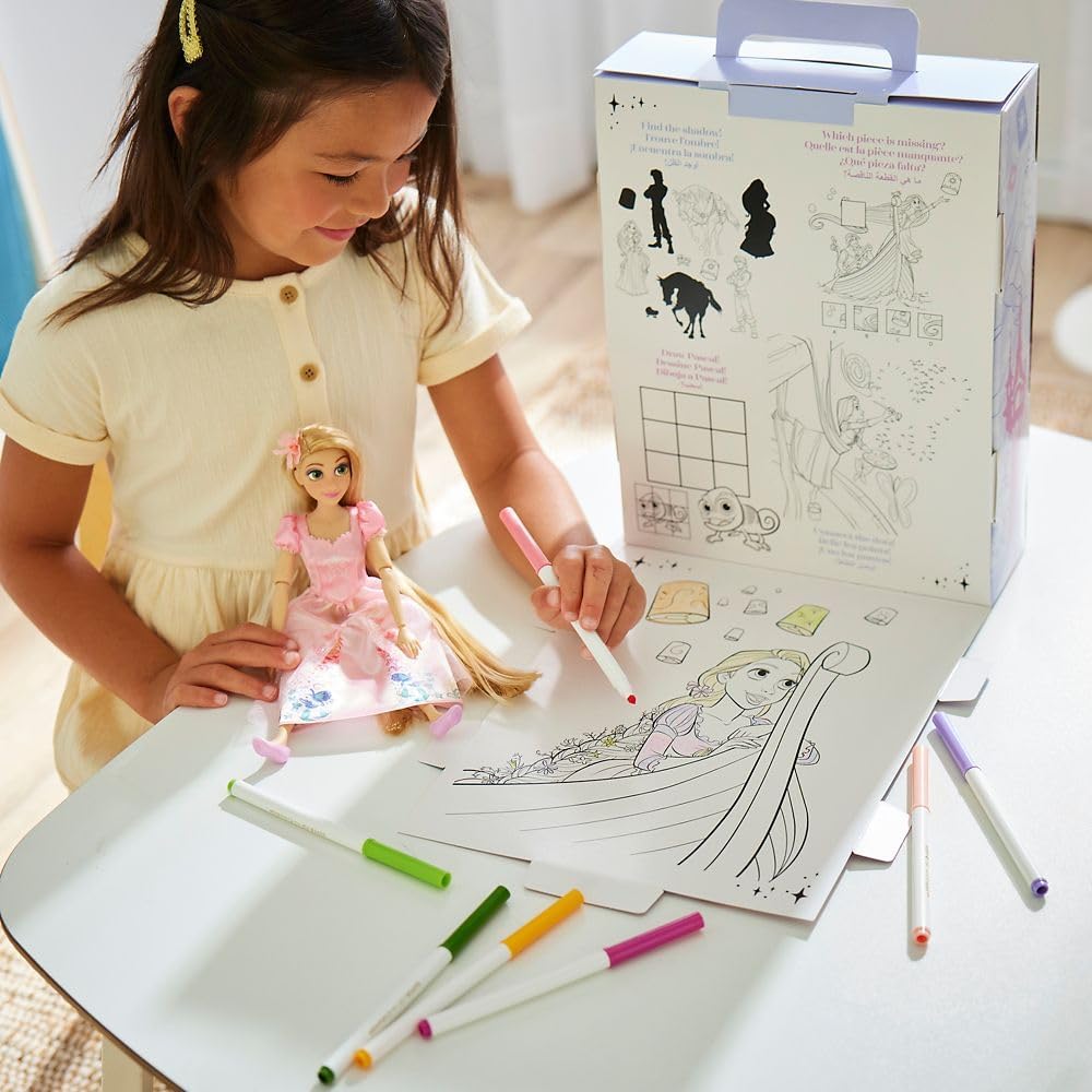 Disney Store Muñeca oficial de Rapunzel Story, de 11 pulgadas, incl...