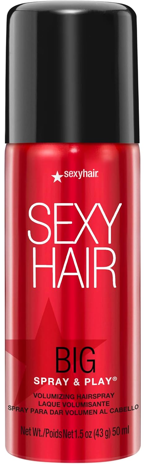 SexyHair Big Spray &amp; Play - Laca voluminizadora para el cabello...