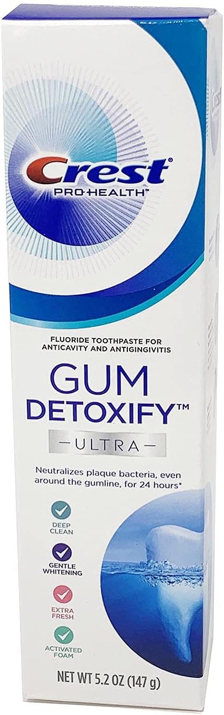 Crest Pro Health Ultra Gum Pasta de dientes desinfectante (paquete...