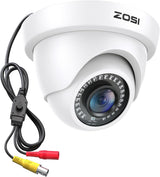 ZOSI Cámara domo de seguridad HD de 2MP 1080P para exteriores e int...