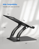 Nulaxy Soporte para portátil totalmente ajustable para escritorio,...