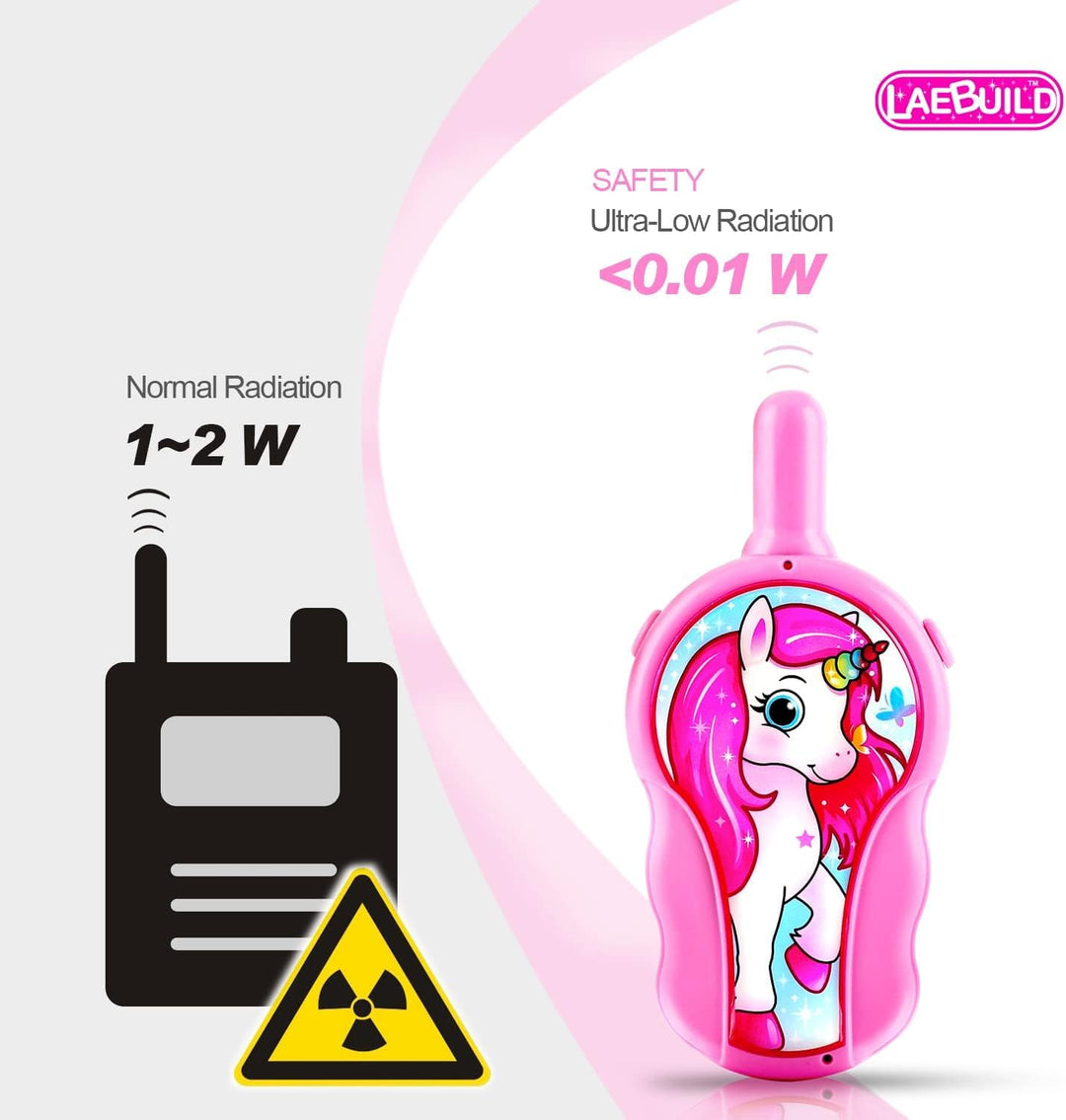 Walkie Talkies para niños, niños pequeños, juguetes para niñas de 3...